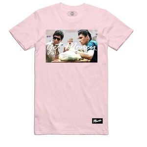 Scarface “Get Money” Graphic Tee (S) Light Pink